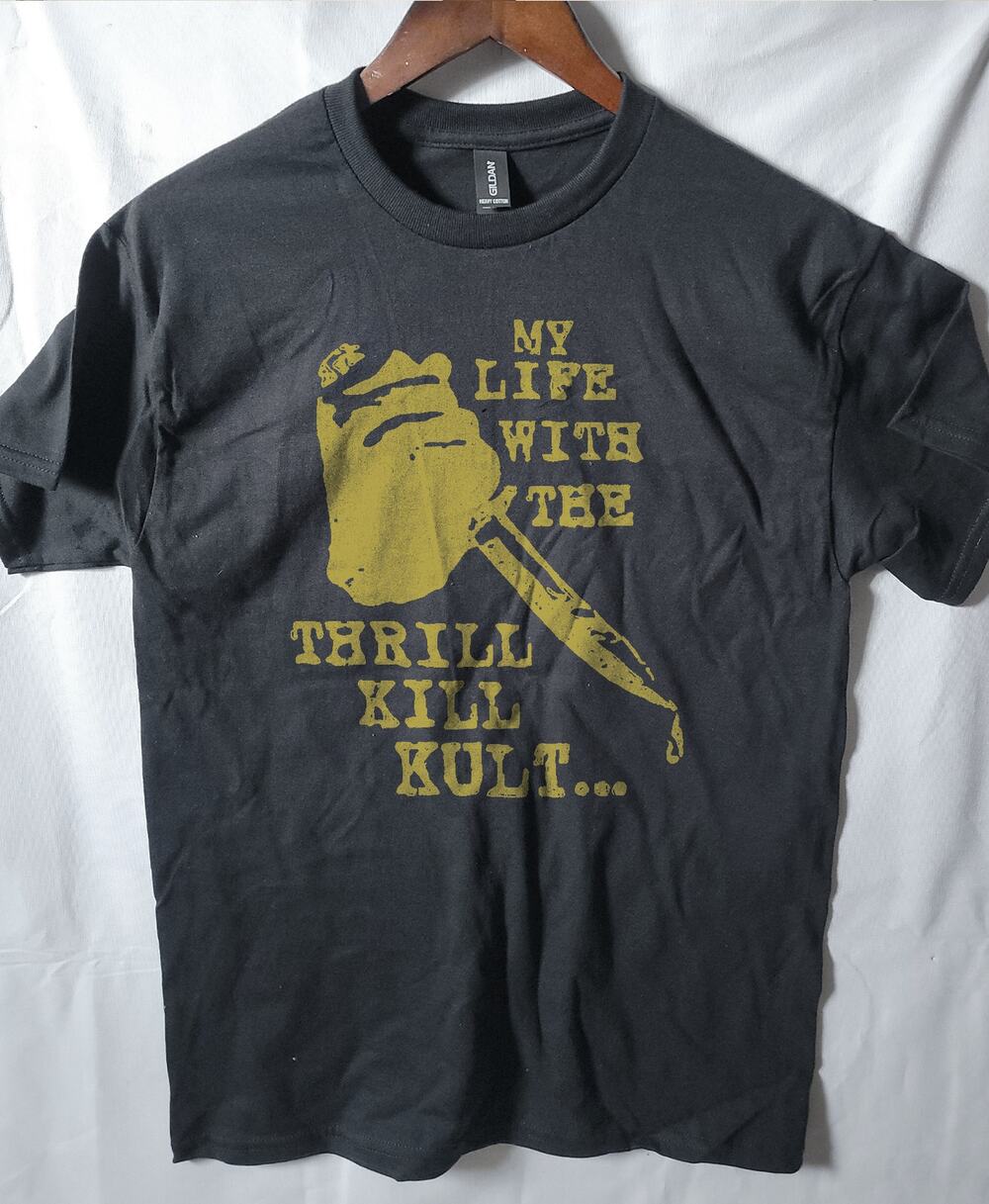 My life with the thrill kill kult   band t shirt  Size Large Black
